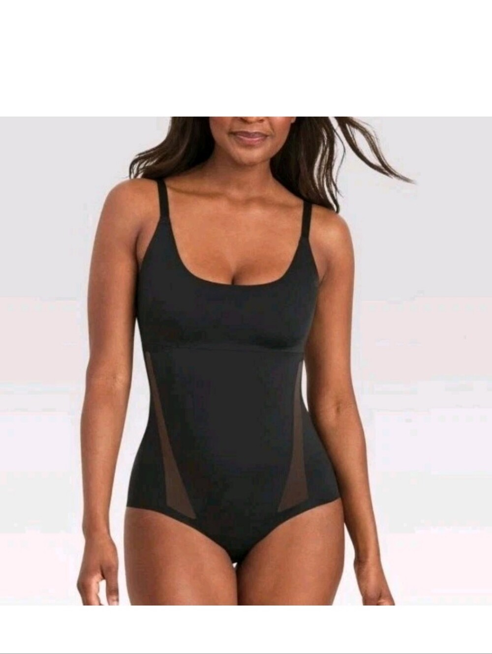 Maidenform Shapewear Extra Firm Shaping Bodysuit Size 2XL Black #SES108